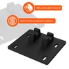 Motoparty Windshield Base Bracket for Polaris General Glass Windshield Replacement