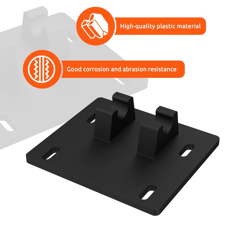 Motoparty Windshield Base Bracket for Polaris General Glass Windshield Replacement