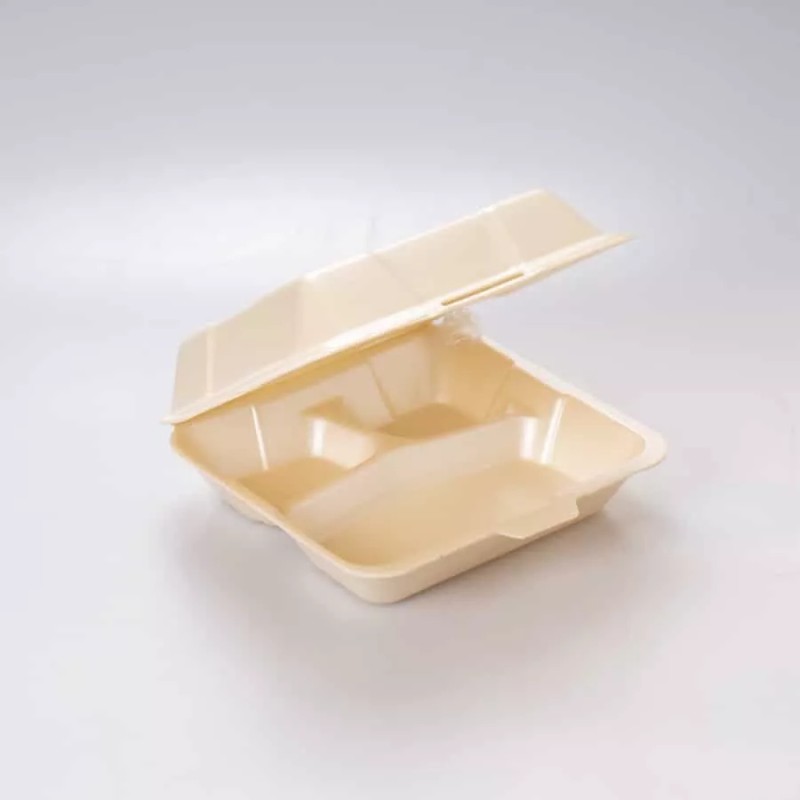 Nali 100 Pz Contenedor Charola 7x7 Biodegradable Division / Liso