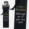 Literary Bookmarks - Interrupt me