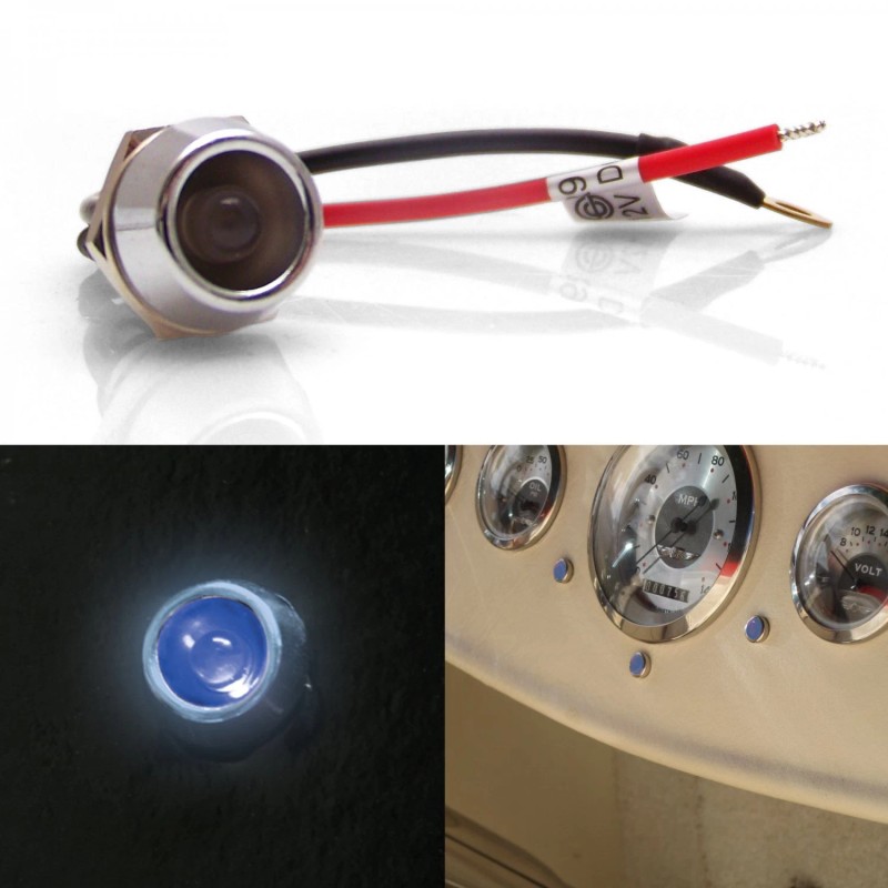 Keep It Clean Wiring Accessories Indicator Light Blue 12v LED