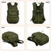 HUNTVP 12L Small Daypack Schoolbag Molle Backpack Student School Rucksack