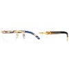 HEPIDEM 100% Really Buffalo Horn Handmade Glasses Square Rimless Luxury