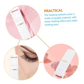 Minkissy 3pcs Heated Eyelash Curler for Quick Natural Curling Lash Tool for Women Travel-friendly Design for Everyday and Special Occasions