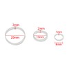 Minihope Mini Rubber Bands Soft Elastic Bands Clear Polyband Elastics