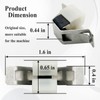 Ebrmeiwo 2Pcs WPW10610880 Clothes Dryer Door Catch, OEM Size Replacement