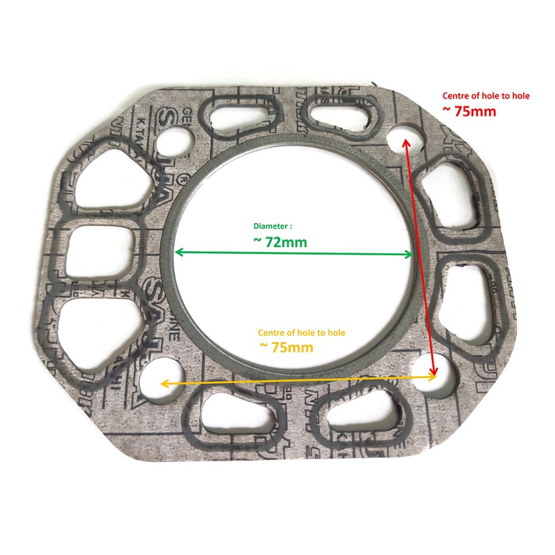Yamasco Gasket, cylinder head 104100 – Fits Yanmar 01330 TS50