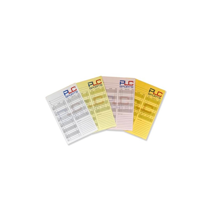 PLC Sports Baseball Softball Lineup Cards | 4 Part Carbon