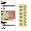 MECCANIXITY 2Pcs Guitar Fretboard Stickers Inlay Stickers Decals and Star