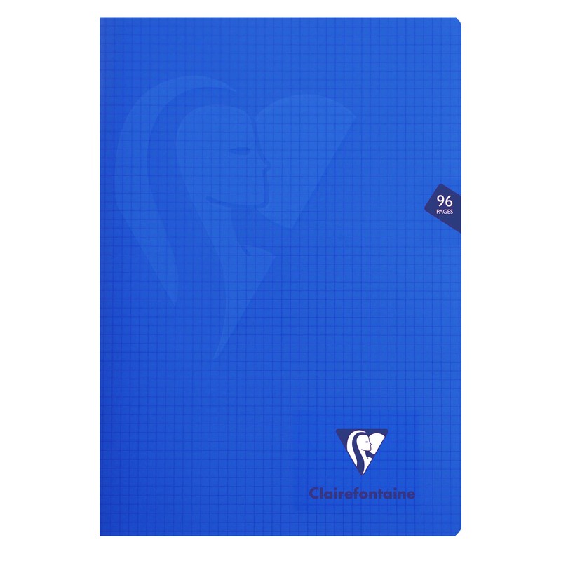 Clairefontaine Metric Small-Squared Exercise Book Not Spiral-Bound Polypropylene Cover A4