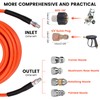 70FT Pressure Washer Sewer Jetter Kit, 5800 PSI Water Jet