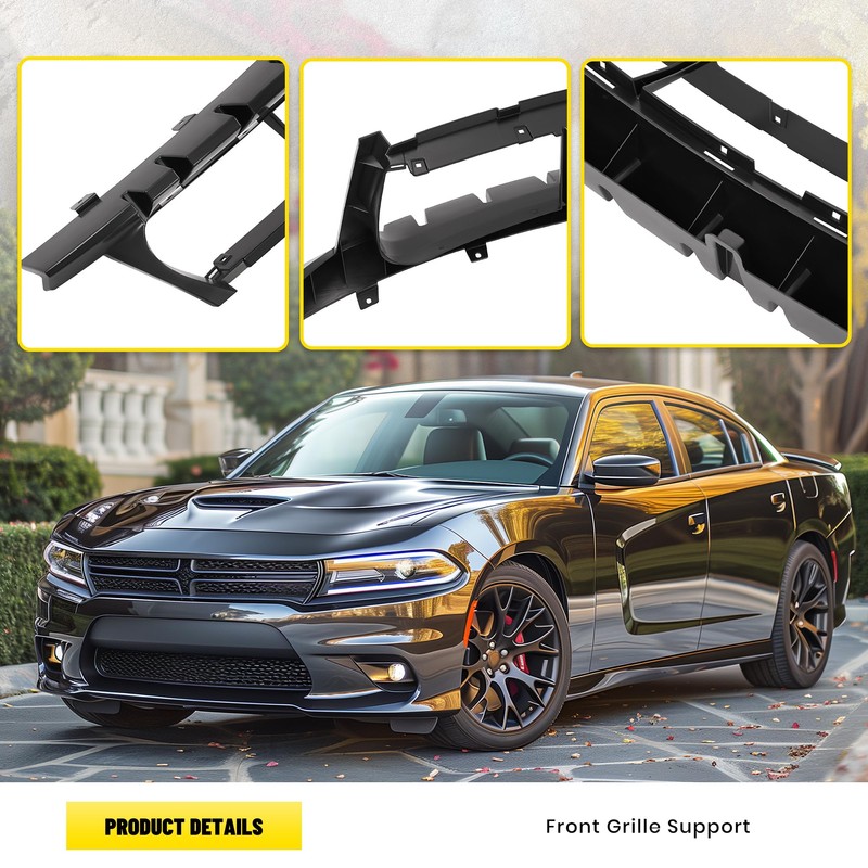 JMTAAT Front Grille Support Compatible with 2015-2023 Dodge Charger For