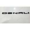 GMC 1pc Gloss Black Rear DENALI Emblems Letters Fit 2021-2023