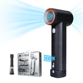 KiCA Car Dryer Air Blower - Maximum Power 785W & 205MPH Wind Speed, 54W Fast Charging, 6 x 4000mAh Batteries, Powerful Turbo Dryer for Car Drying, Lawn Care & Patio Cleaning - Jet Fan MAX