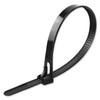 100 Pack Reusable Cable Ties Black 200mm×7.6mm Heavy Duty Strong