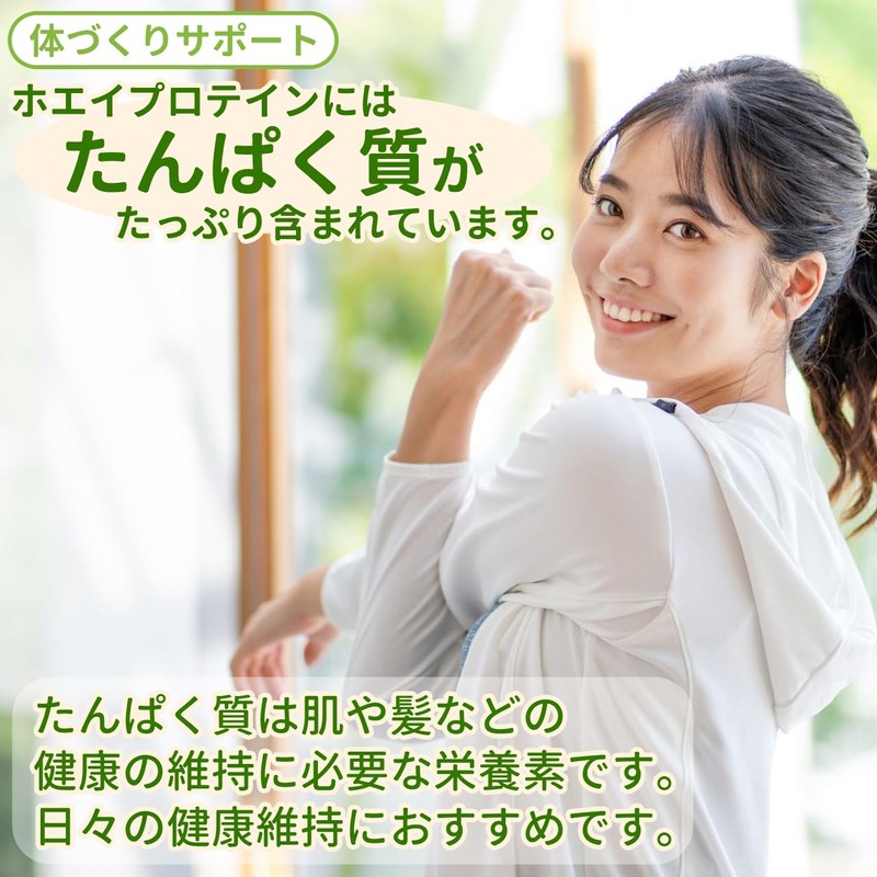NICHIGA(ニチガ) GRASS FED WPI instant ホエイプロテイン 500ｇ〔rBGH and rBST牛成長ホルモン不使用〕GMO-Free グラスフェッド