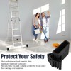 Pack of 4 Rubber Feet for Ladders, Universal Ladder Feet