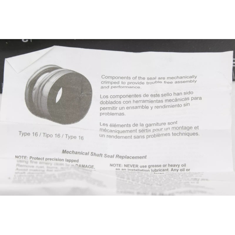 Flowserve Pac-Seal Shaft Seal #162 Heavy Duty Mechanical Seal -