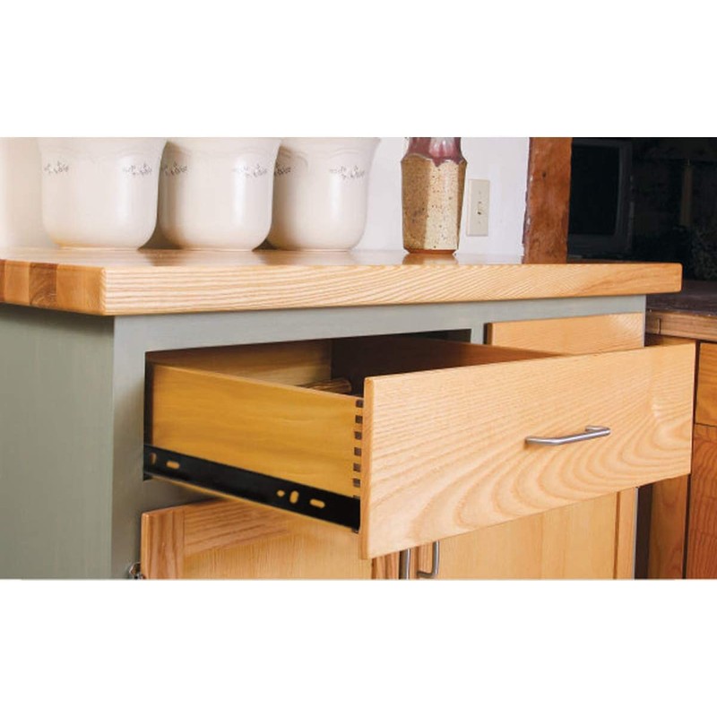 VADANIA VK1245 Soft Close Ball Bear Slide Rail, 3 Tiers,