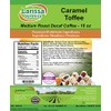 Caramel Toffee Medium Roast Decaf Coffee (Gourmet, Naturally Flavored, Whole