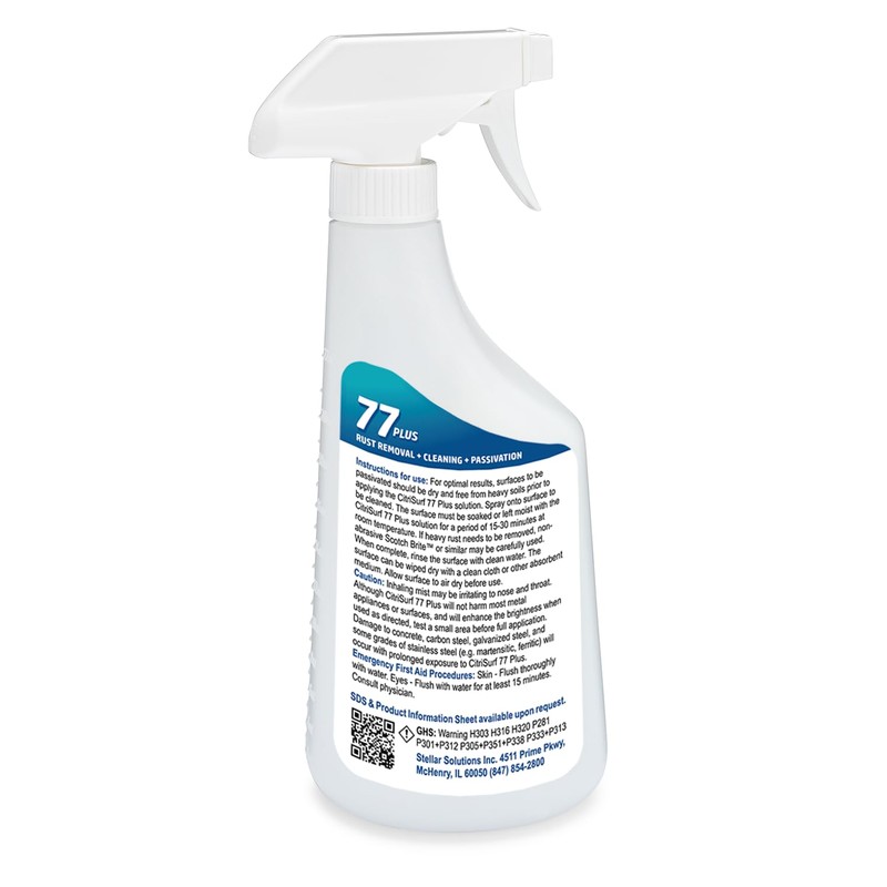 CitriSurf® 77 Plus Stainless Steel Rust Remover and Passivation Cleaner