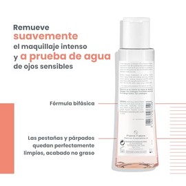 AVENE, Desmaquilla el maquillaje waterproof, Para Ojos Sensibles, 125 ml