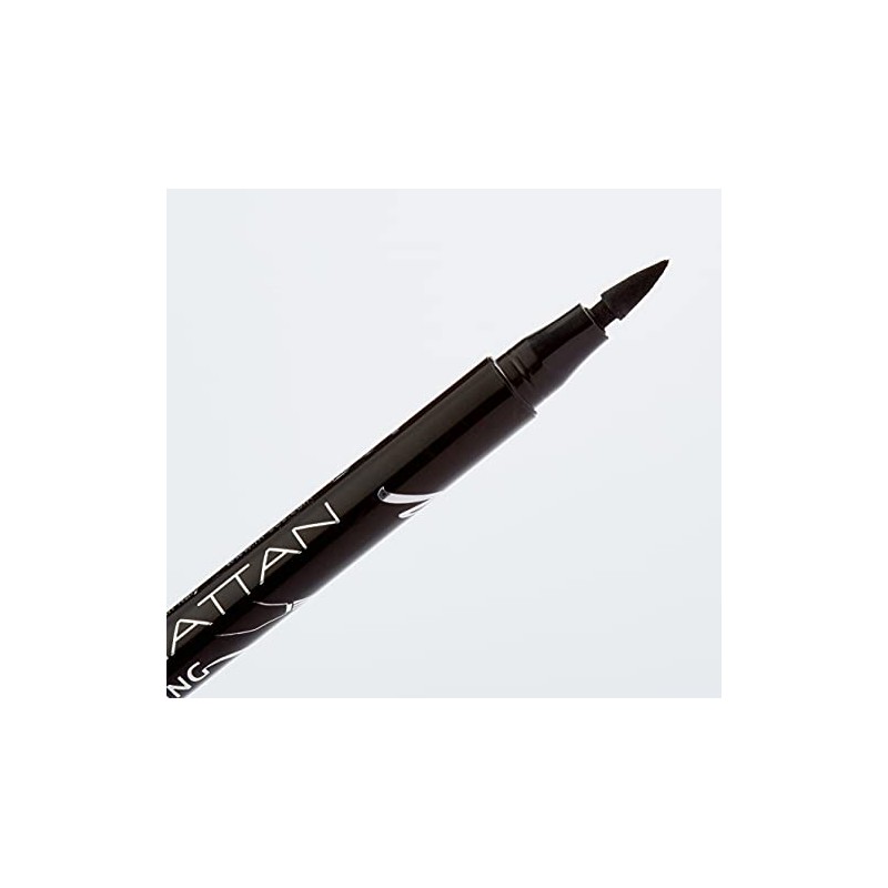 Manhattan Wonder Wing Eyeliner & Stamp, Black Stamp Eyeliner for