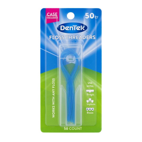 DenTek DenTek Floss Threaders | For Braces, Bridges, and Implants