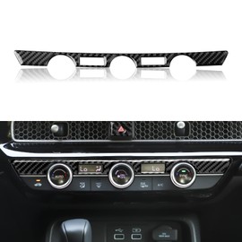 BRMYL Car Air Conditioning Switch Decals for 2022 2023 Honda Civic 11th Gen Accessories Carbon Fiber Interior Stickers