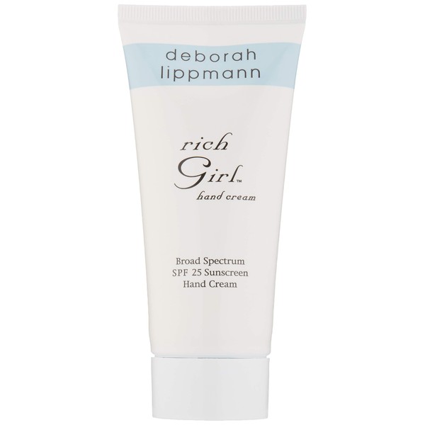 Deborah Lippmann Rich Girl Hand Cream | Moisturizing Hand Lotion with Shea Butter, Avocado and Jojoba Oil | SPF 25 Skin Protection | 3 Ounce (Pack of 1)