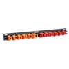 JCK Professional Quality Aluminum Screwdriver Organizer, Wall Mount Screwdriver Organizer,