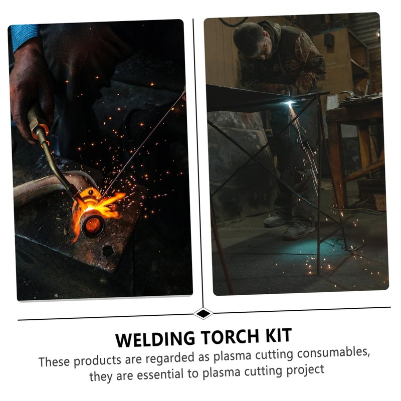 SHINEOFI 1 Set Welding Torch Accessories for Includes Ceramic Nozzles