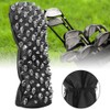 PU Waterproof Golf Putter Cover Club Protection Headcover Supplies Skull