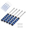 Set of 5, Telescopic Flag Pole, Indicator Rod, Hand Flagstick,
