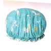 Beavorty Fashionable Shower Cap Bath Hat Double Layer Women's Hair
