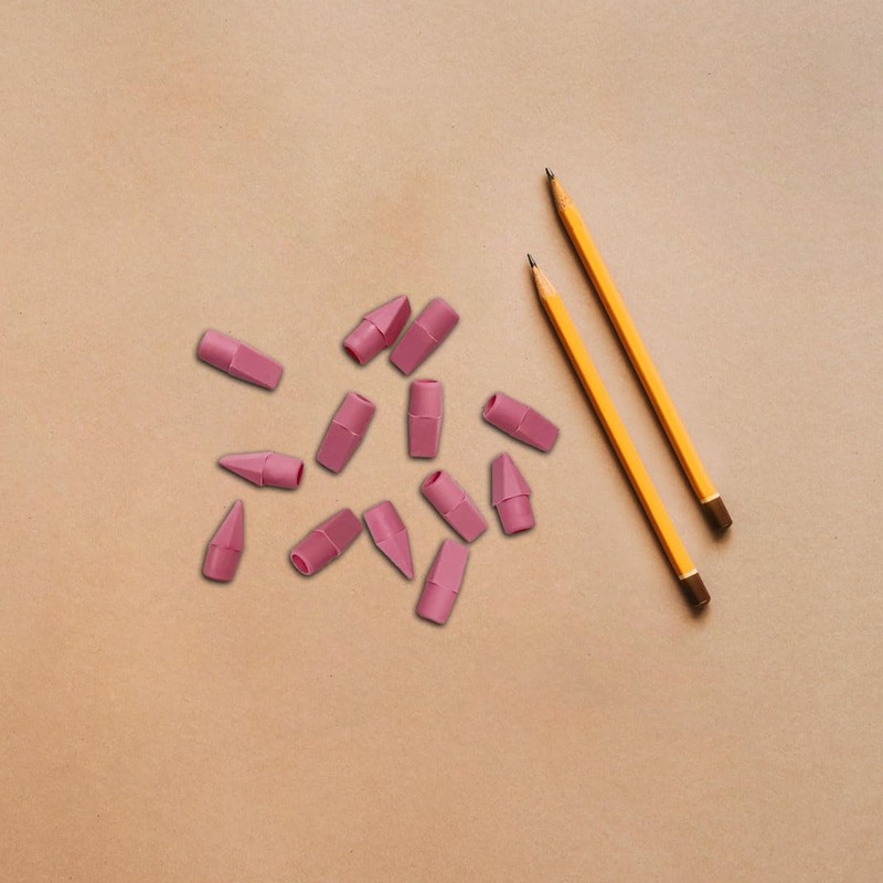 40Pack Pencil Top Erasers for Student,Cap Pencil Eraser Toppers for