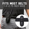 [2024] TH1 Tactical Flashlight Holster Duty Belt Pouch Open-end Stretchable
