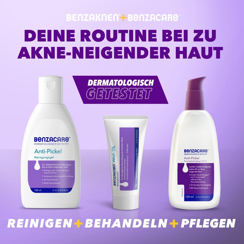 BENZAKNEN Wash 5% Suspension, 100 g