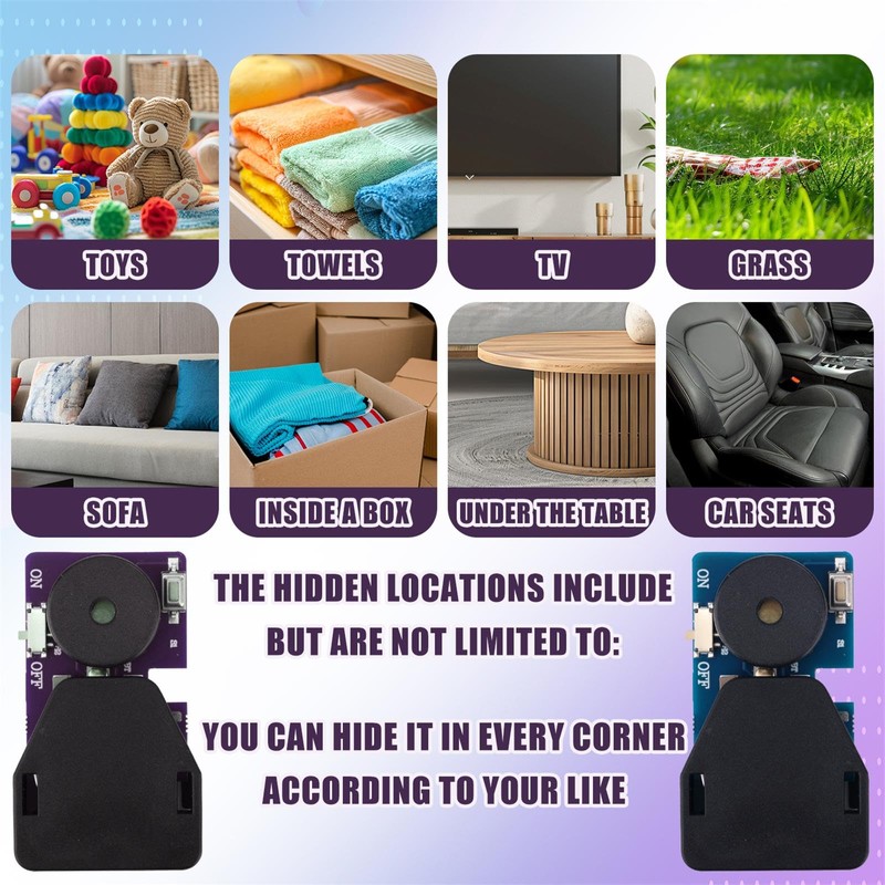 6er-Pack Grillen Geräuschmacher, Versteckt Soundgerät mit 16 Geräuschen Schreiende Ziege