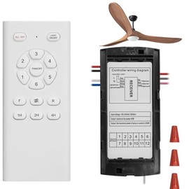 Ceiling Fan Remote Control and Receiver Kit, Ceiling Fan Light Remote Control for Ceiling Fan Lamp