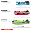 Airhead G-Force 2, 1-2 Rider Towable Tube for Boating