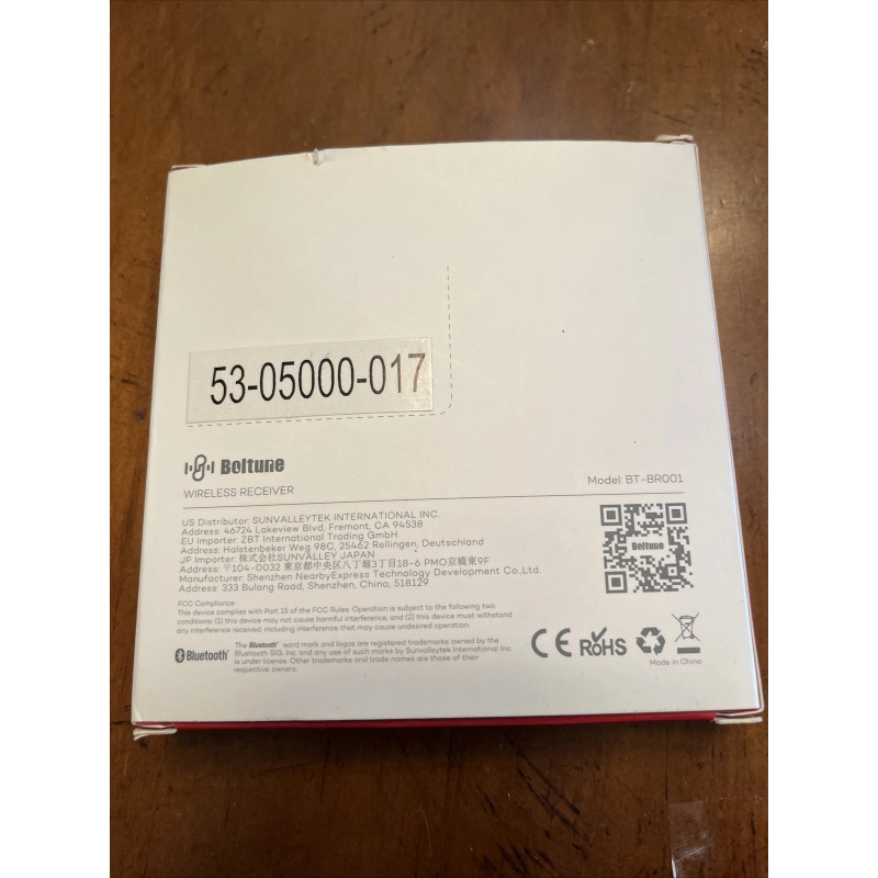 Boltune Wireless Music Adapter 33ft Range Bluetooth 5 Receiver for