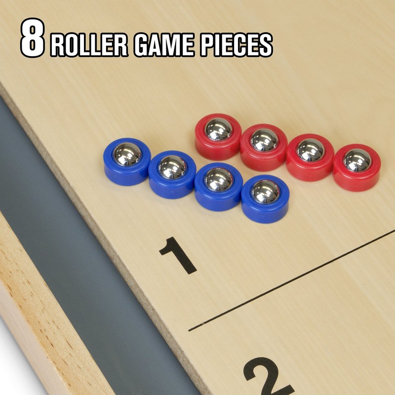 GoSports Shuffleboard and Curling 2 in 1 Board Games -