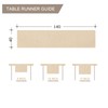 Waterproof Table Runner, Table Runners Modern, Table Runners Decorative Waterproof,