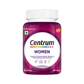 Generic Women, World's No.1 Multivitamin with Biotin, Vitamin C & 21 Vital Nutrients for Overall Health, Radiance, Strong Bones & Immunity (Veg) Pack of 30 Tablets