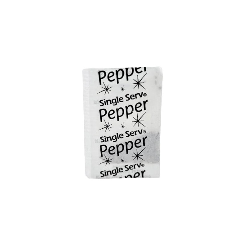 1,000 packets of gourmet ground black pepper 0.1g. each-The brand