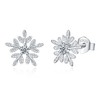 Loutade Silver Christmas Stud Earrings for Women, 925 Sterling Silver