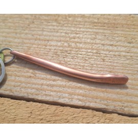 100% Pure 1-Solid Copper Nose Swab Nasal Wand Made in USA Approximately 3" Length 3/8" Dia