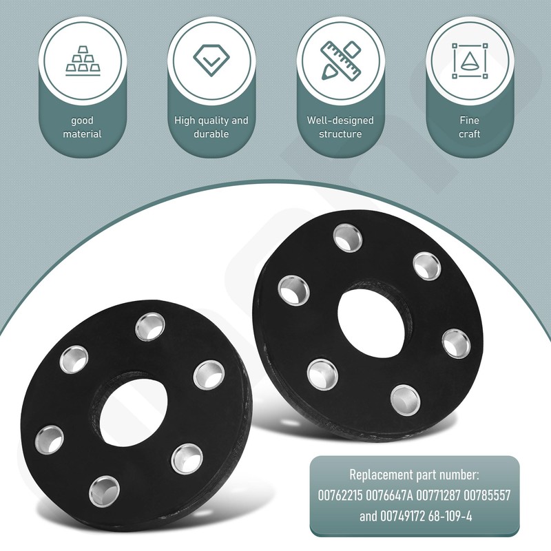 Ro-tary Cutter Flex Coupler Rubber Disc Kit - By Ohoho