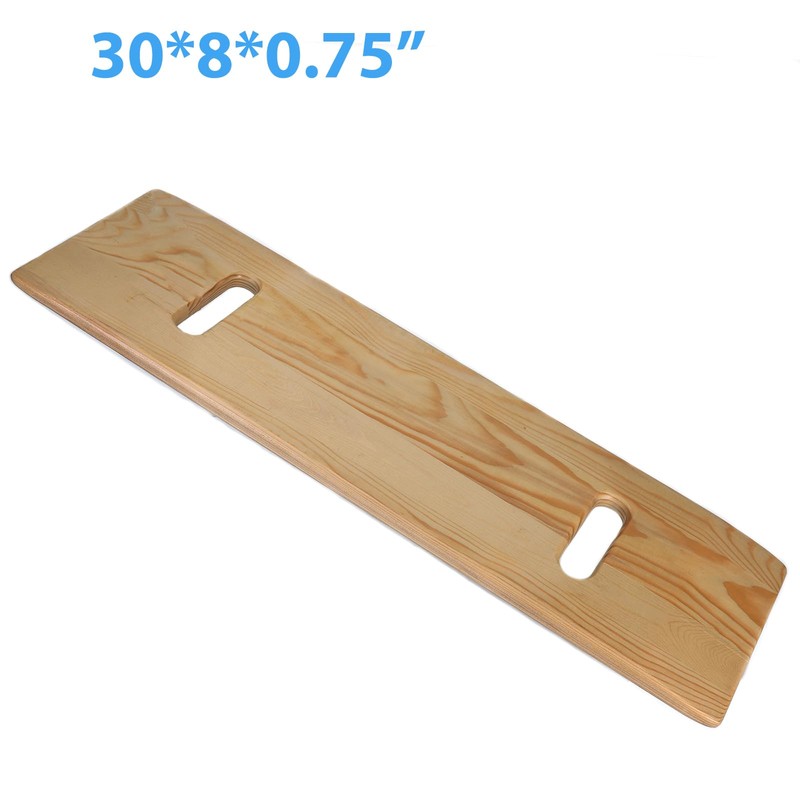 Slide Transfer Board with Handles,FSA Eligible,Made of Heavy-Duty Wood,Mobility Aid